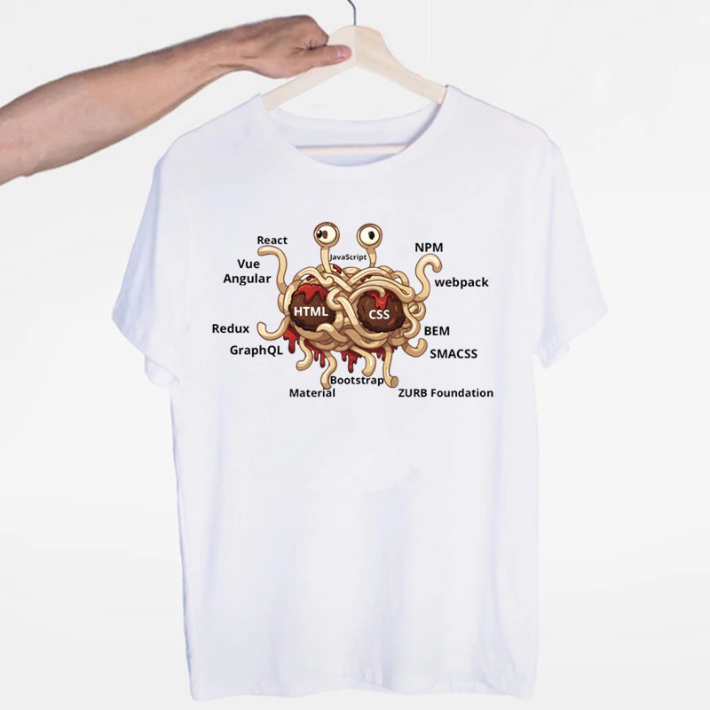 flying spaghetti monster t shirt