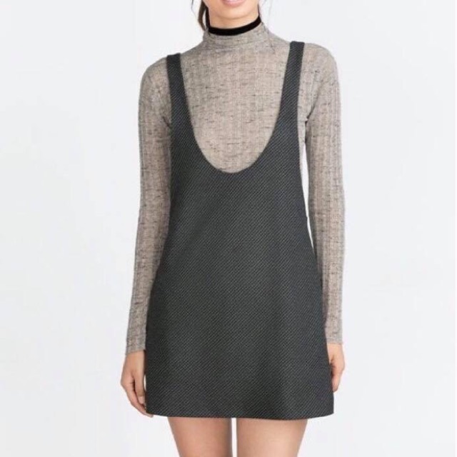 Authentic Zara tweed jumper dress 