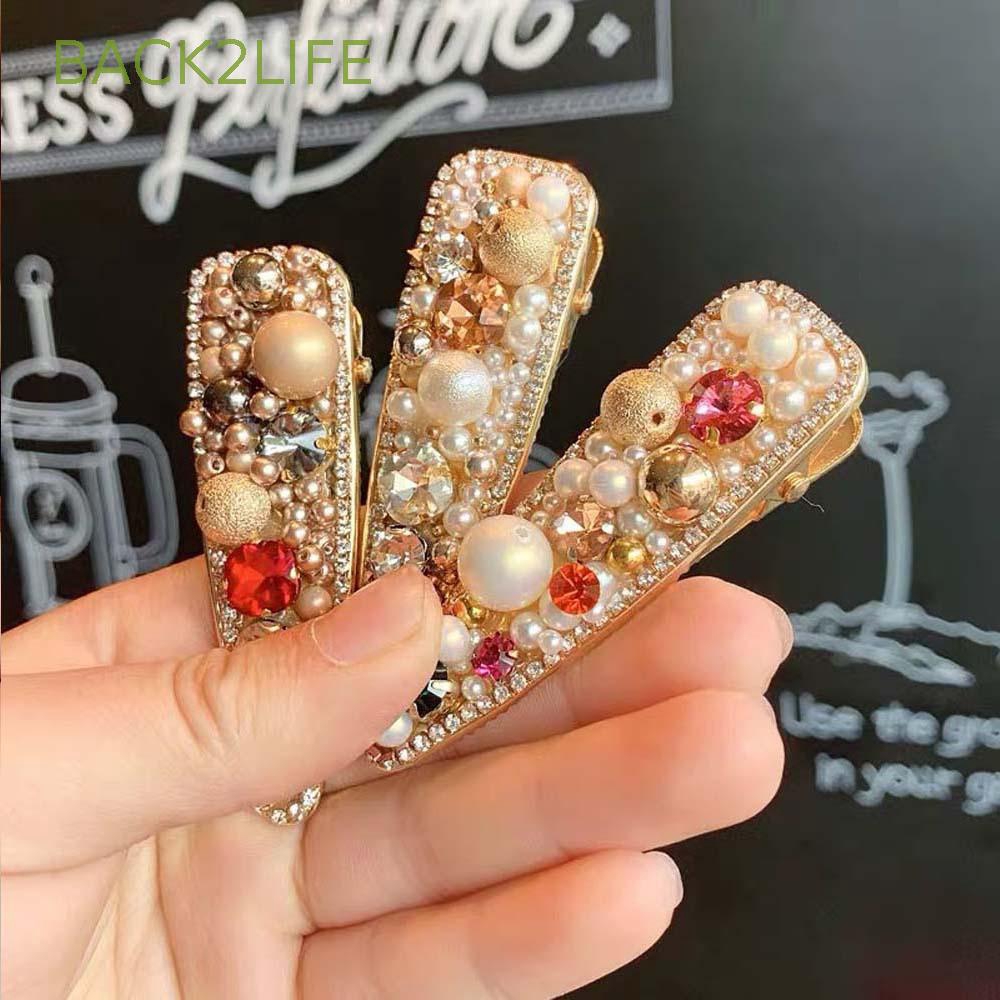 diamond hair clips