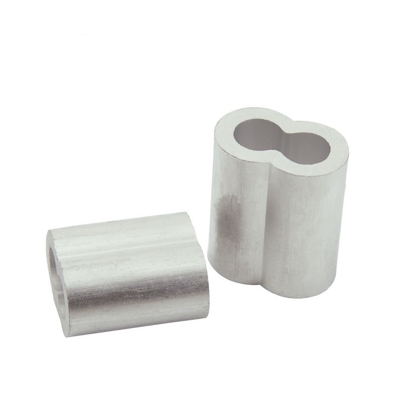 2mm8mm Type 8 Hourglass Steel Wire Rope Tube Double Hole Thick