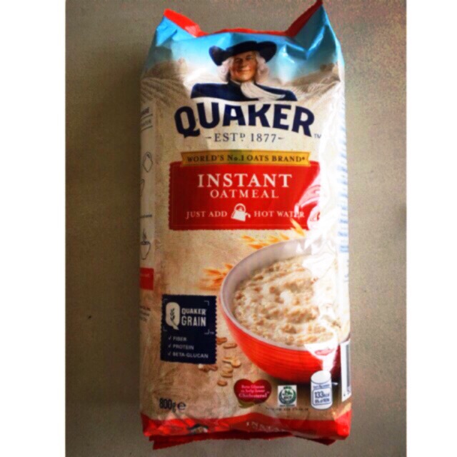 Quaker Oatmeal Instant Nutrition Facts | Besto Blog