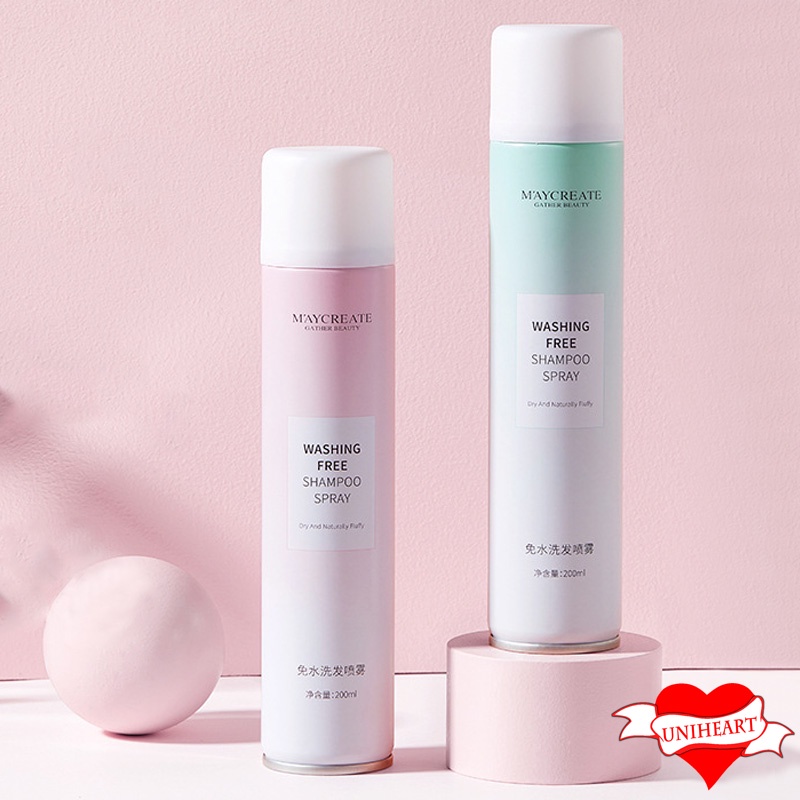 UNIHEART New MAYCREATE Washing Free Shampoo Spray Dry And Naturally