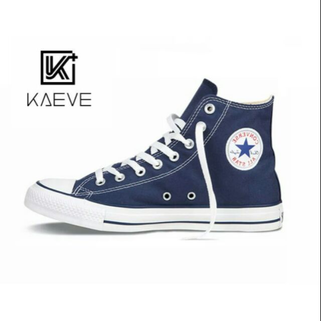 all blue chucks
