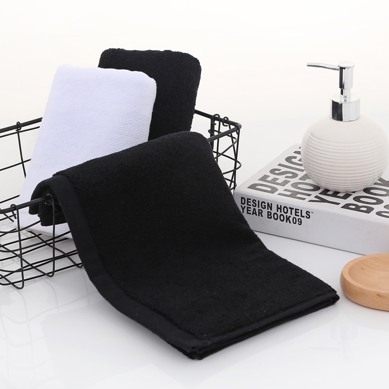 Super Absorbent Soft Cotton Back Towel BLACK (30*70cm) Shopee Philippines