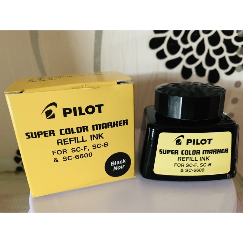 Pilot Super Color Marker Refill Ink Black 30ml Shopee Philippines
