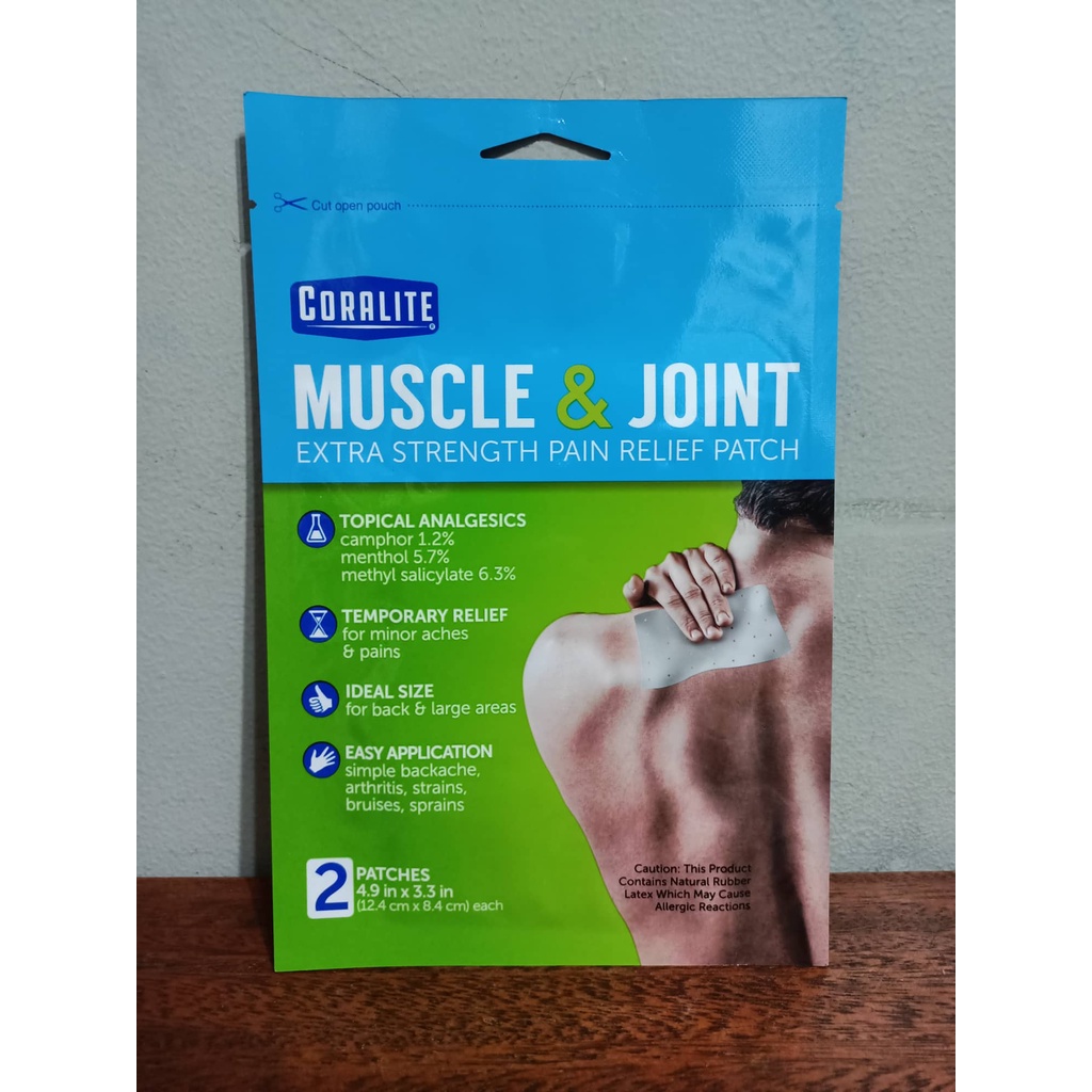 CORALITE Muscle & Joint Extra Strength Pain Relief Patch Topical