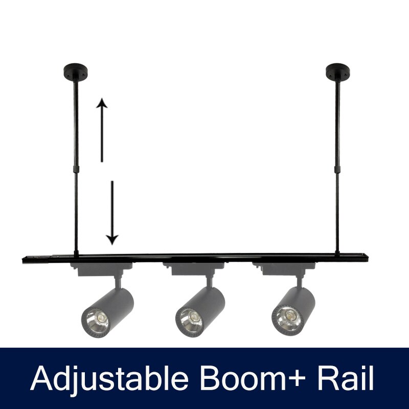 Led Track Light Boom Connector T Track Rail Lamp 2 Wire Spotlight   13beff1ba7dea48a8e990fed57d3bc03