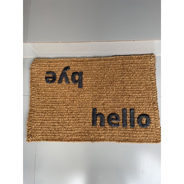Coco coir Doormat with embroidery Shopee Philippines