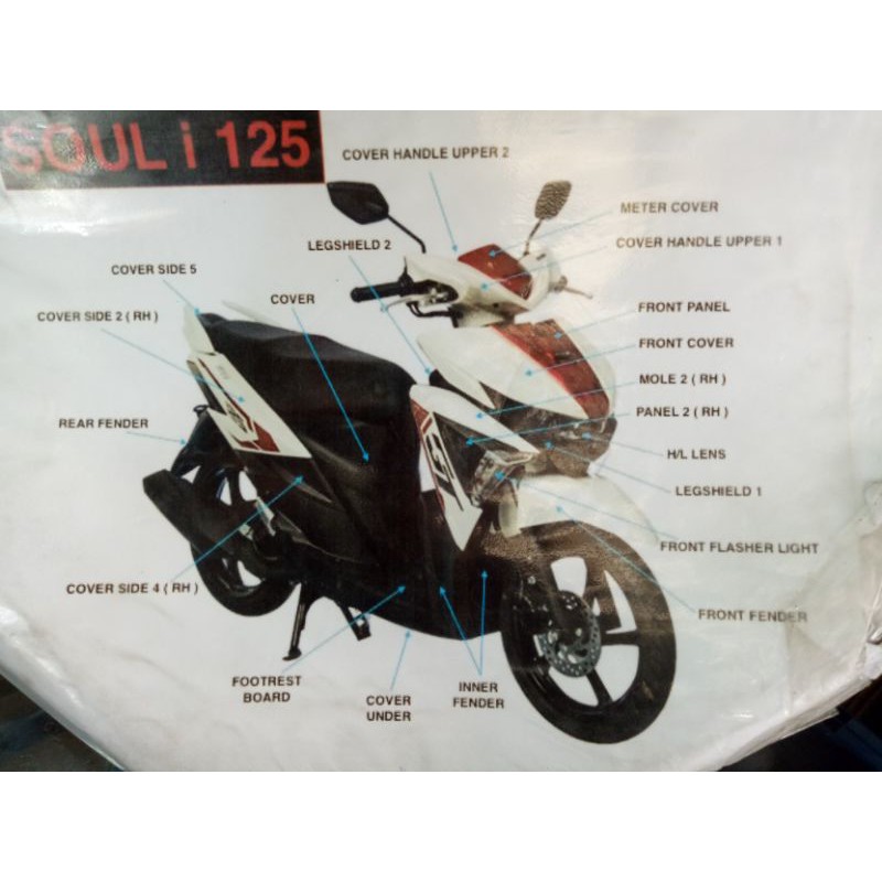 yamaha mio soul i 125 fairings price