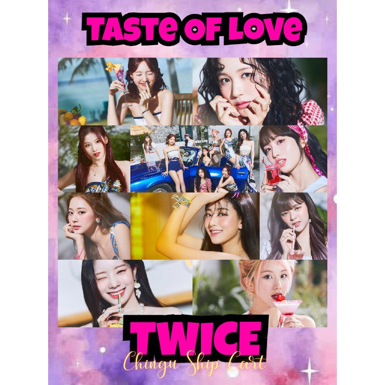 Twice Taste Of Love Teaser Photos 1 Photo Poster A5 Sintra Board Shopee Philippines