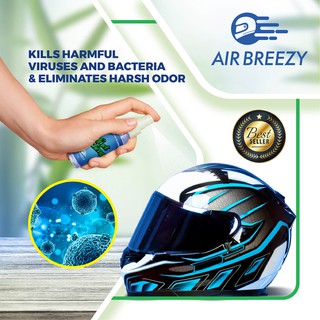 Air Breezy Helmet Freshener 100ml- Helmet Perfume Helmet Odor Remover Helmet Anti Sweat #2