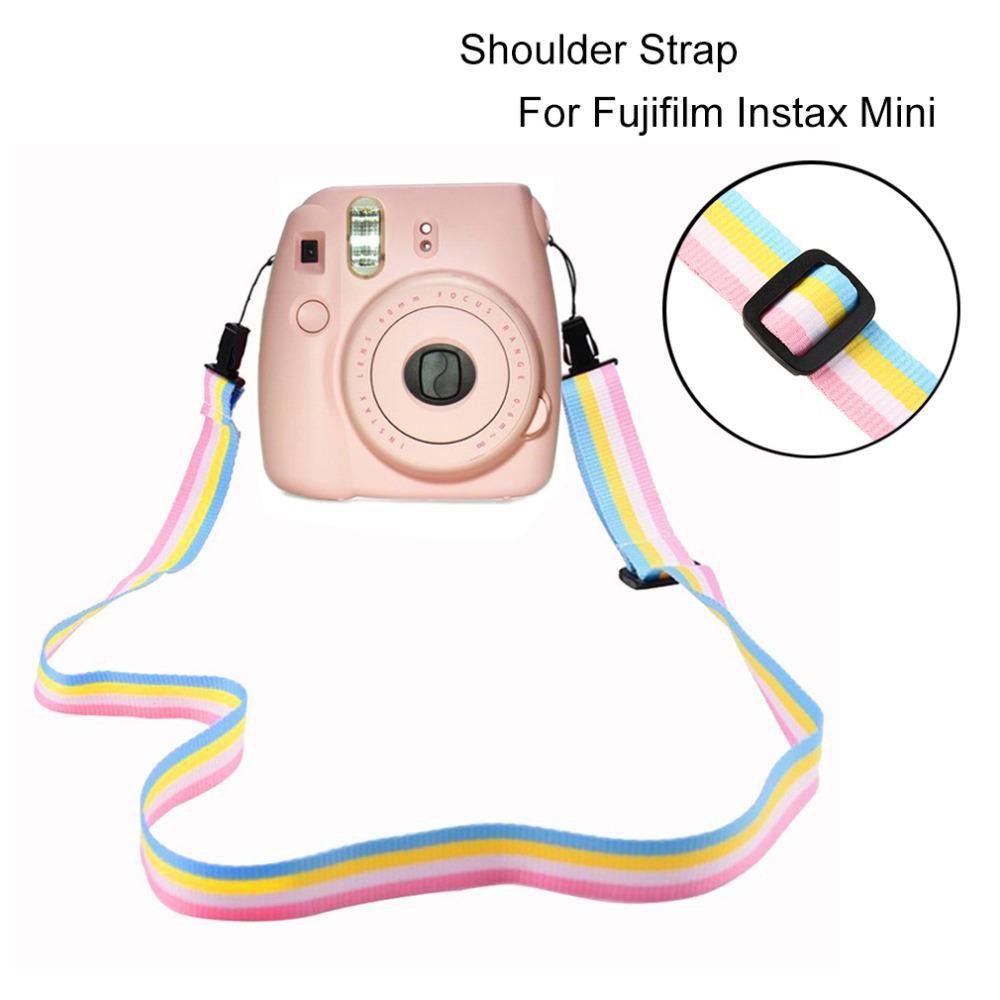 Fuji Fujifilm Instax Colorful Rainbow Neck Strap Mini 7s 8 9 70 25 50s