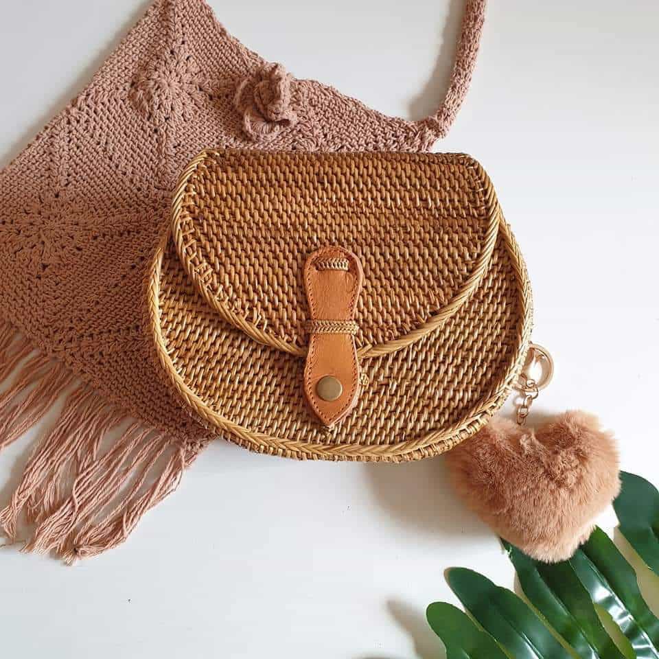 dune rattan bag