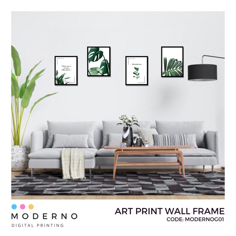 Art Print Wall Frame Modernog01 Home Decor Picture Frames Shopee Philippines