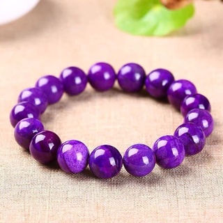 Natural Crystal Bracelet South African Royal Purple Star Blue Cherry Blossom Ice Jade Comfortable Age Stone Men Women #3