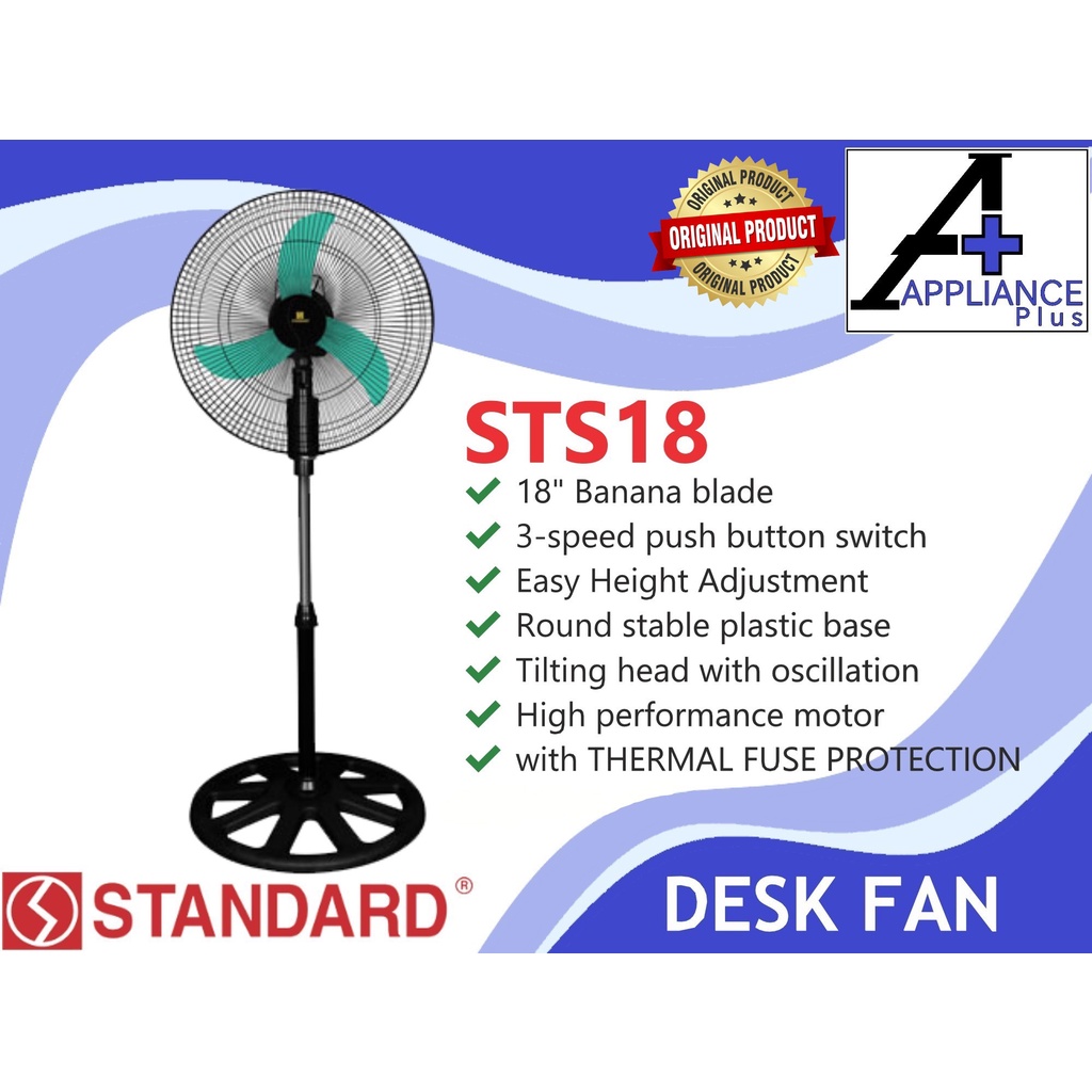 STANDARD STAND FAN STS18 Shopee Philippines