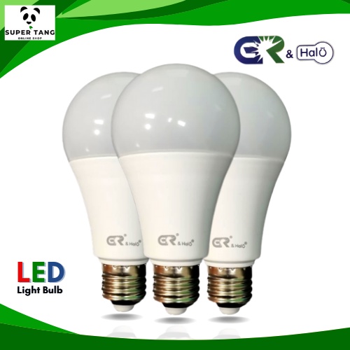GR & HALO LED LIGHT BULB 3W. 5W, 7W, 10W, 15W, 20W (WARM WHITE / PURE WHITE) Shopee Philippines