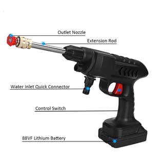 Portable  Cordless Car Motor Wash Cleaner High Pressure Water Handheld Spray Gun Washers #4