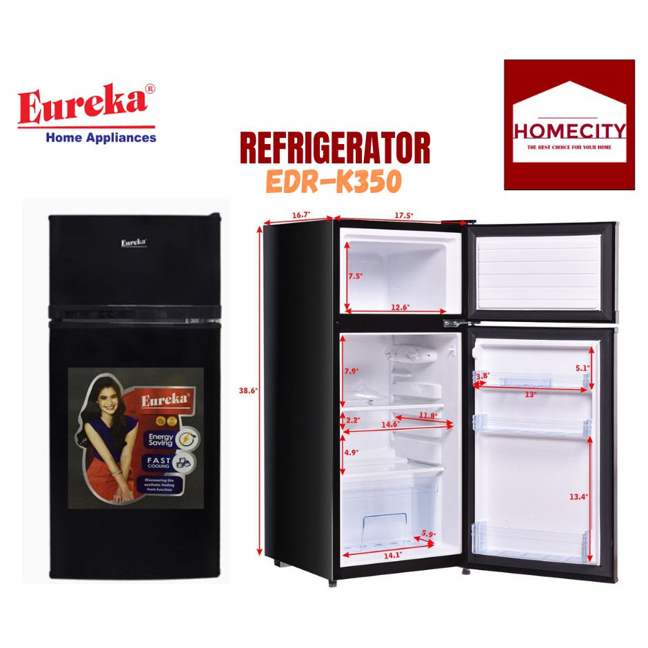 EUREKA REFRIGERATOR EDR 350 Shopee Philippines