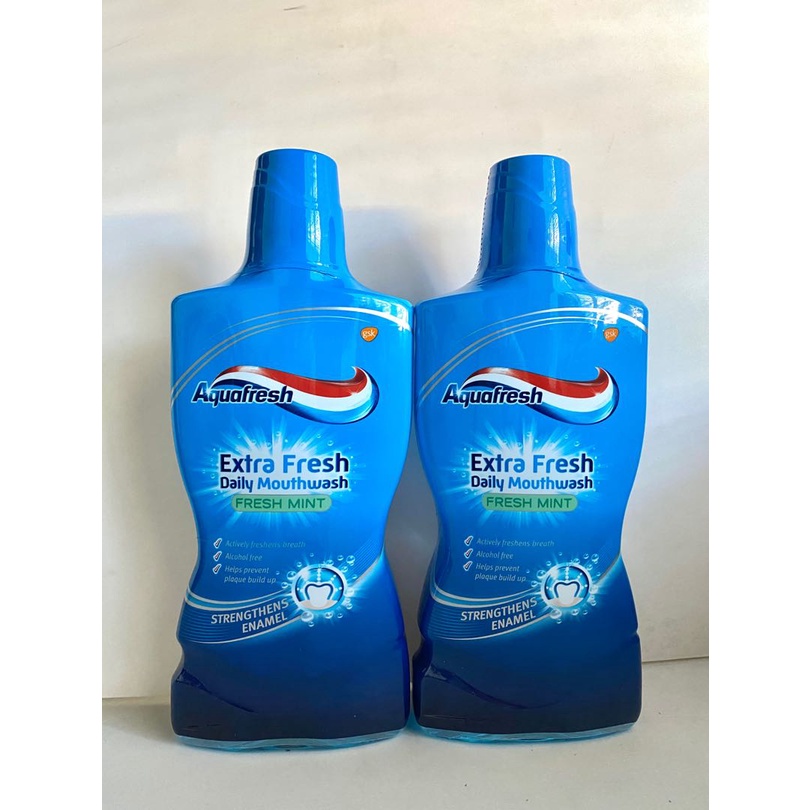 Aquafresh Extra Fresh Daily Mouthwash 500ml Shopee Philippines