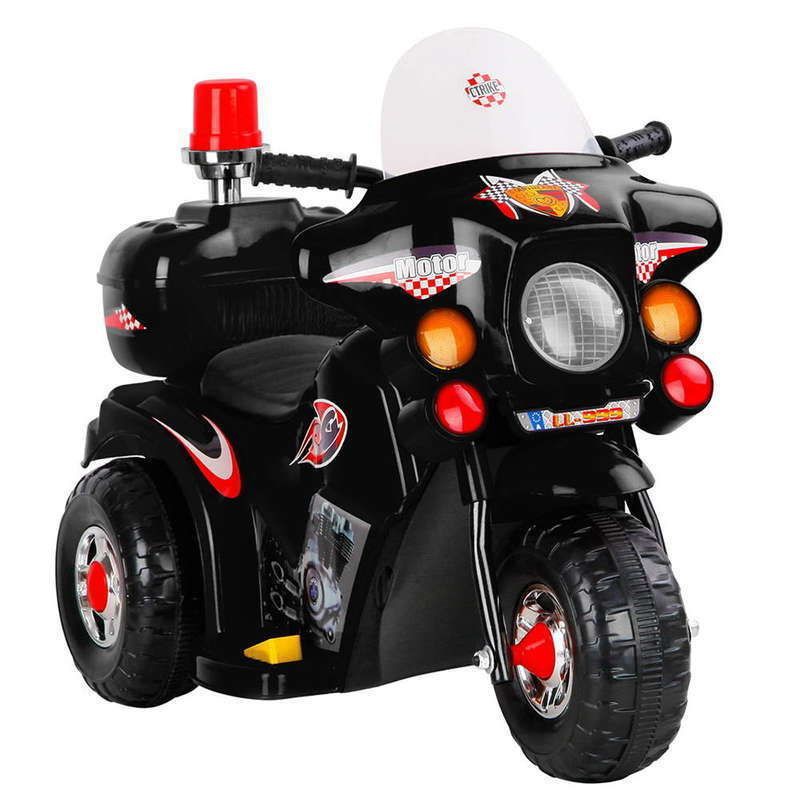 childrens electric police bike