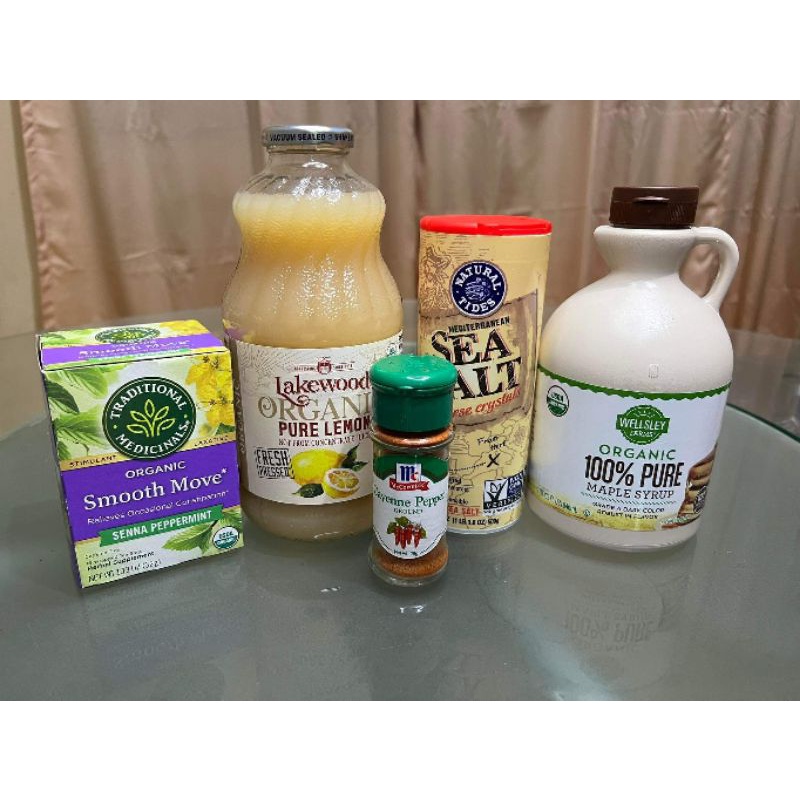 Master Cleanse Starter Pack for Detox Lakewood Lemon,Smooth Move,Sea