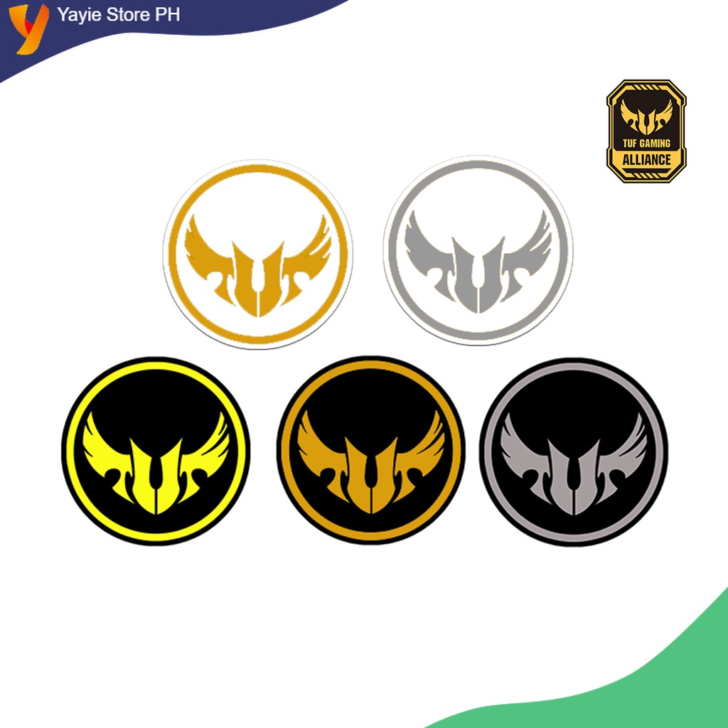 ASUS TUF logo vinyl sticker for computer case fan Shopee Philippines