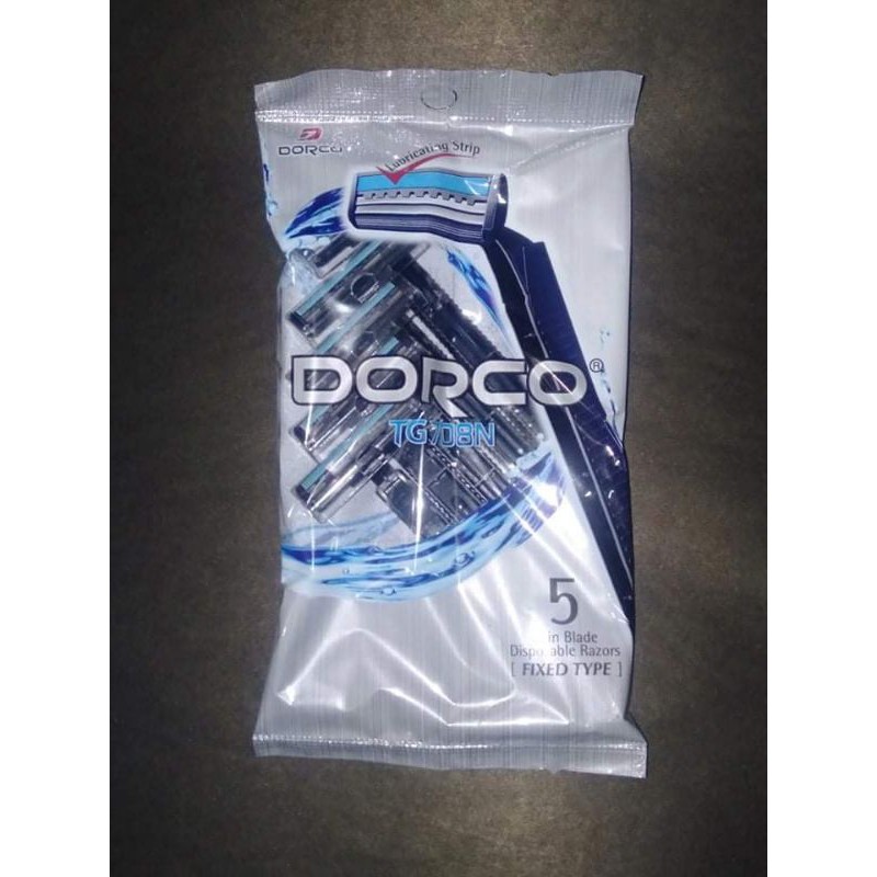 Original Dorco Disposable Razors 5pcs Per Pack Shopee Philippines