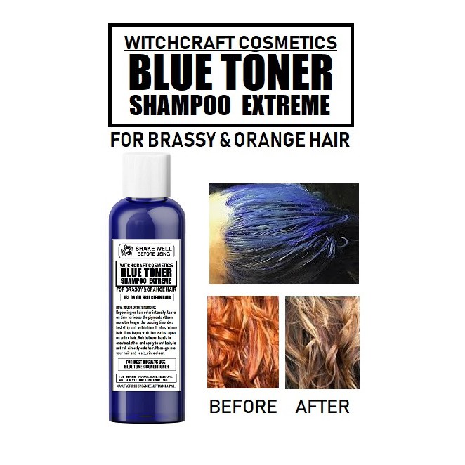 Blue shampoo / Blue Toner Shampoo for extreme brassy orange hair 100/50ml  Level 2,3-4 | Shopee Philippines