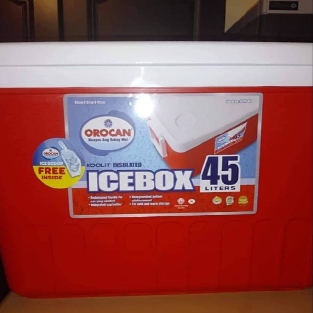 big red cooler