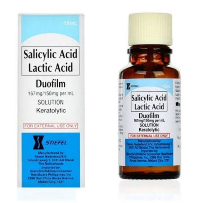 Salicylic Acid Lactic Acid Duofilm For Warts Calluses And Corns Shopee Philippines 9107