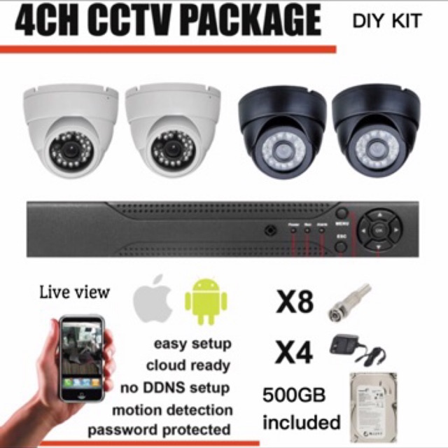 CCTV package affordable price (colored 