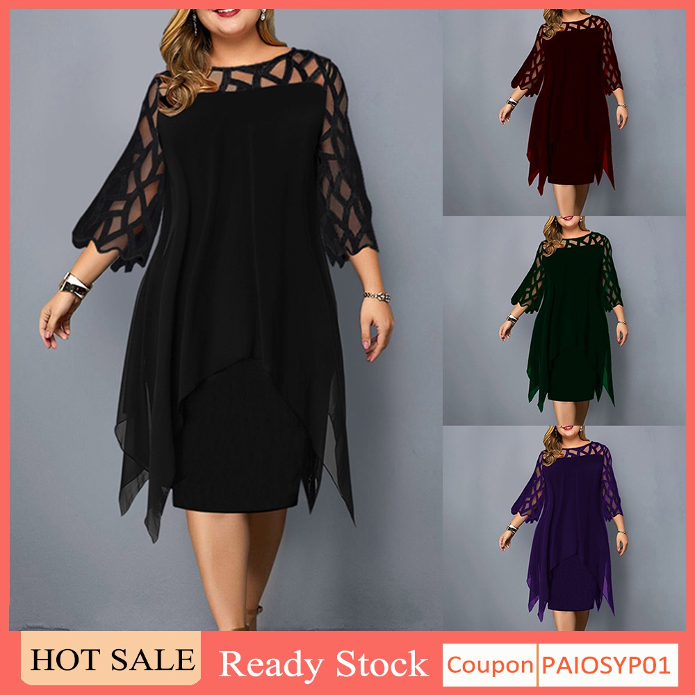 long sleeve plus size dresses formal