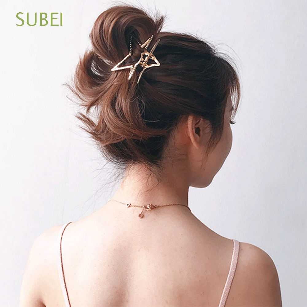 Heart Shaped Hair Clips Bun Maker Women Hair Claw Shopee Philippines