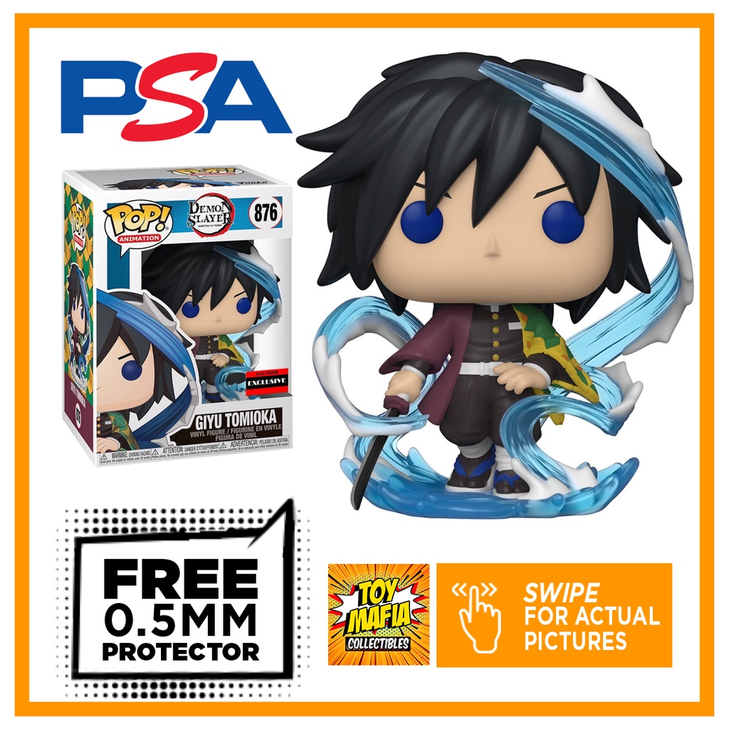 Giyu Tomioka 876 - Demon Slayer Funko Pop! AAA EXCLUSIVE (PSA ...