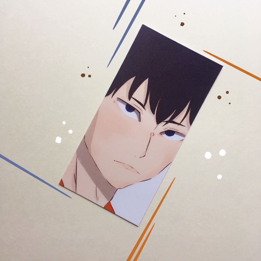 kageyama tobio haikyuu mini print bookmark shopee philippines