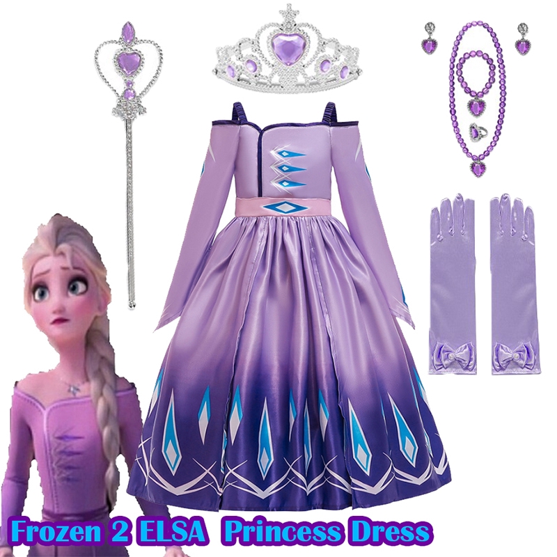 purple elsa dress