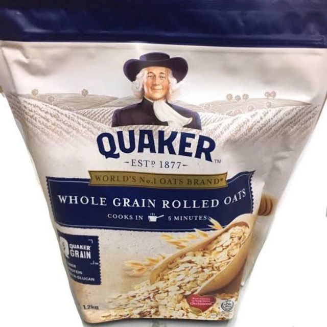 QUAKER WHOLE ROLLED OATS 1.2 KG | Shopee Philippines