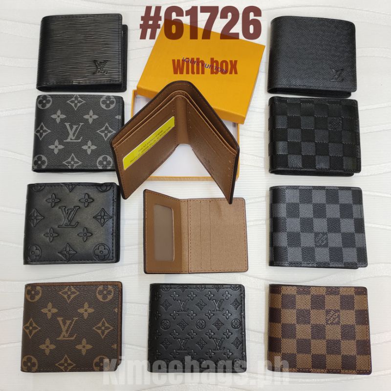 60223 V Men's Leather Folded Wallet (NO BOX)