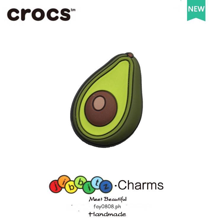 avocado croc charm