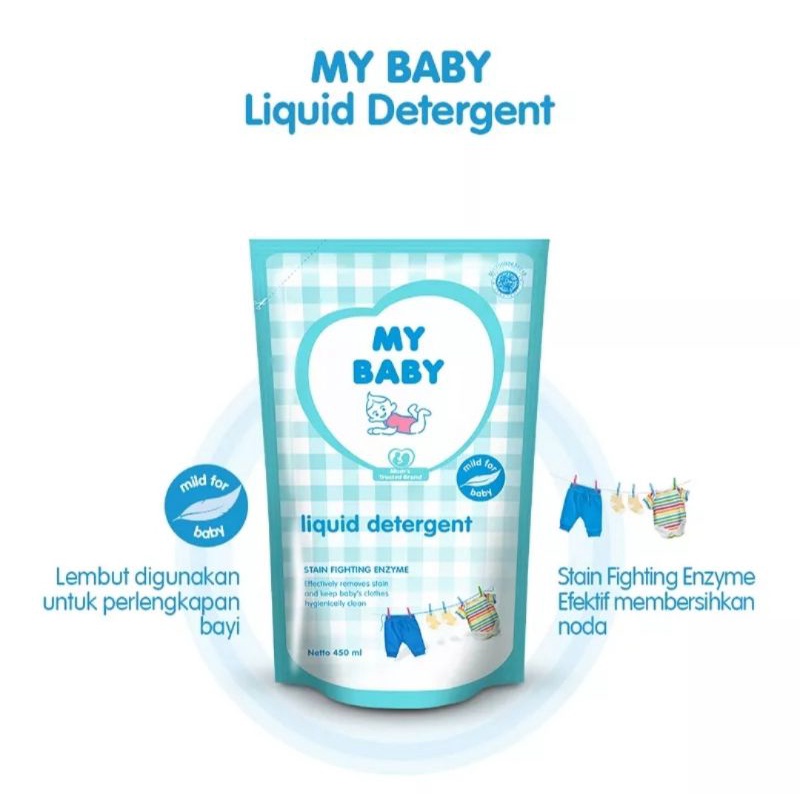 My Baby Liquid Detergent Refill (450Ml) | Shopee Philippines