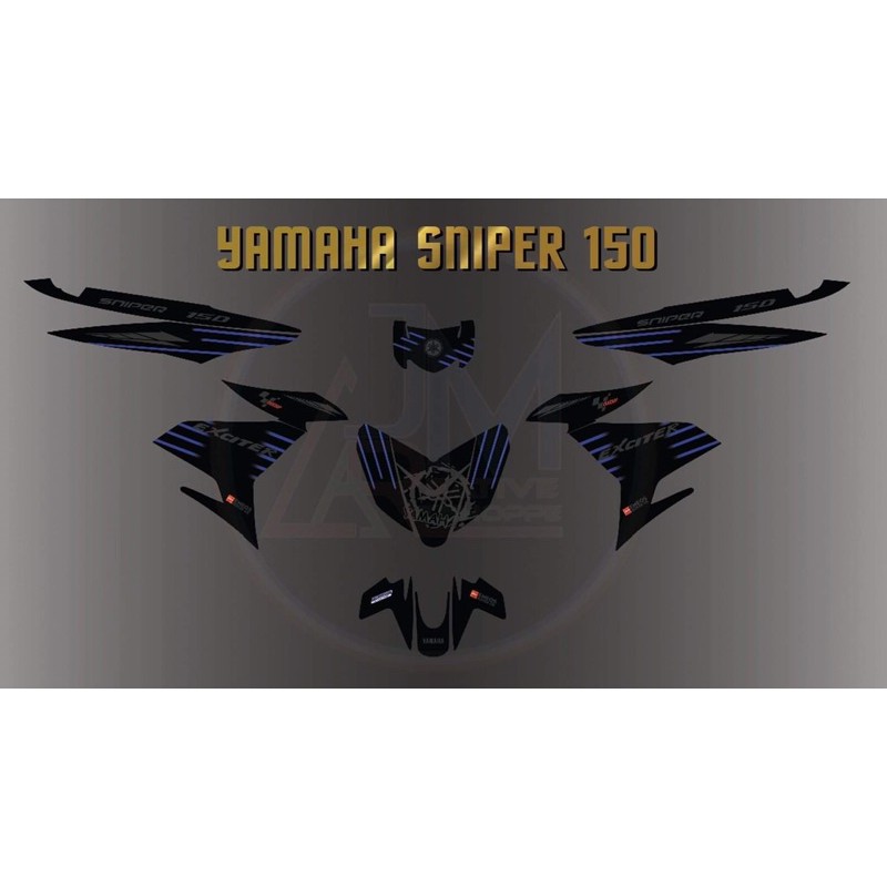 regular-non-reflective-motorcycle-decals-yamaha-sniper-150i-with-free