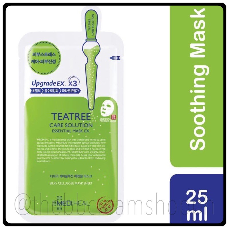 Mediheal official tea tree essential blemish control mask тканевая маска с маслом чайного дерева