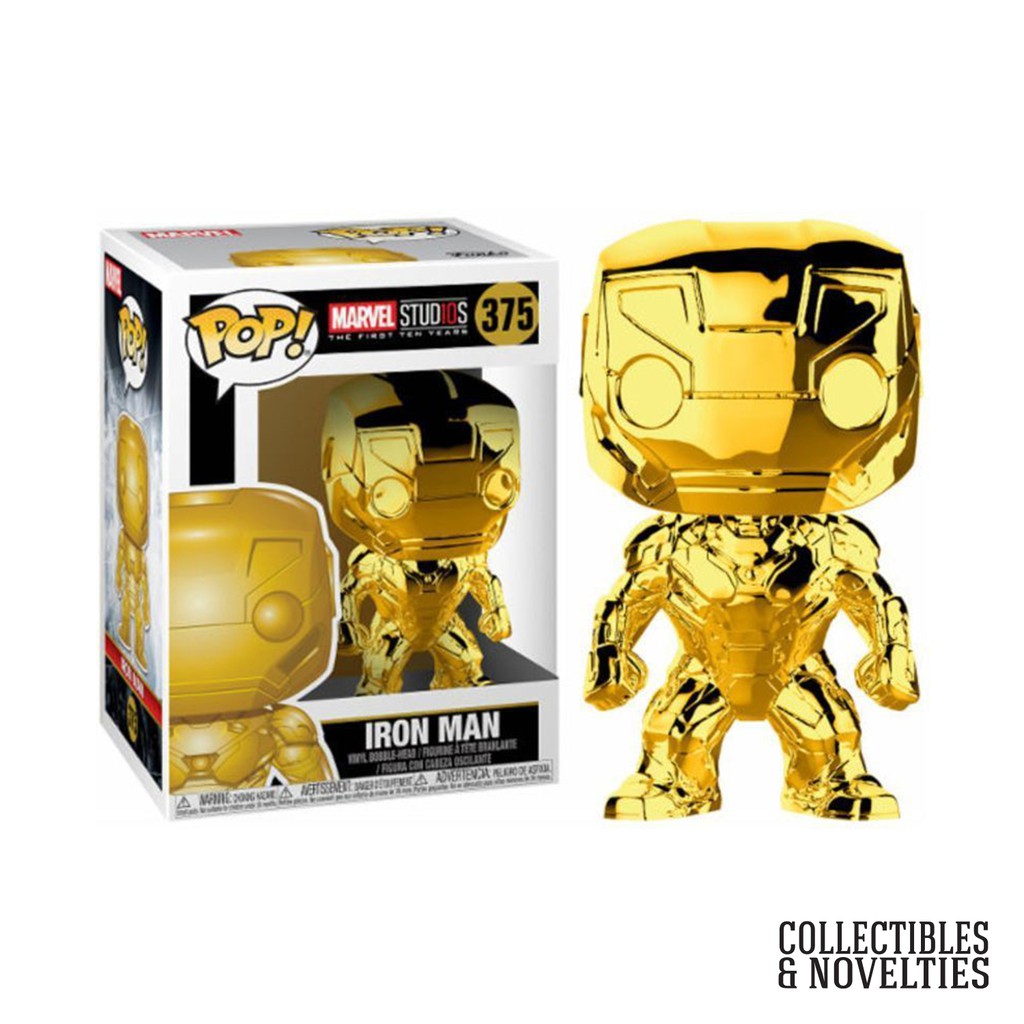 chrome iron man pop