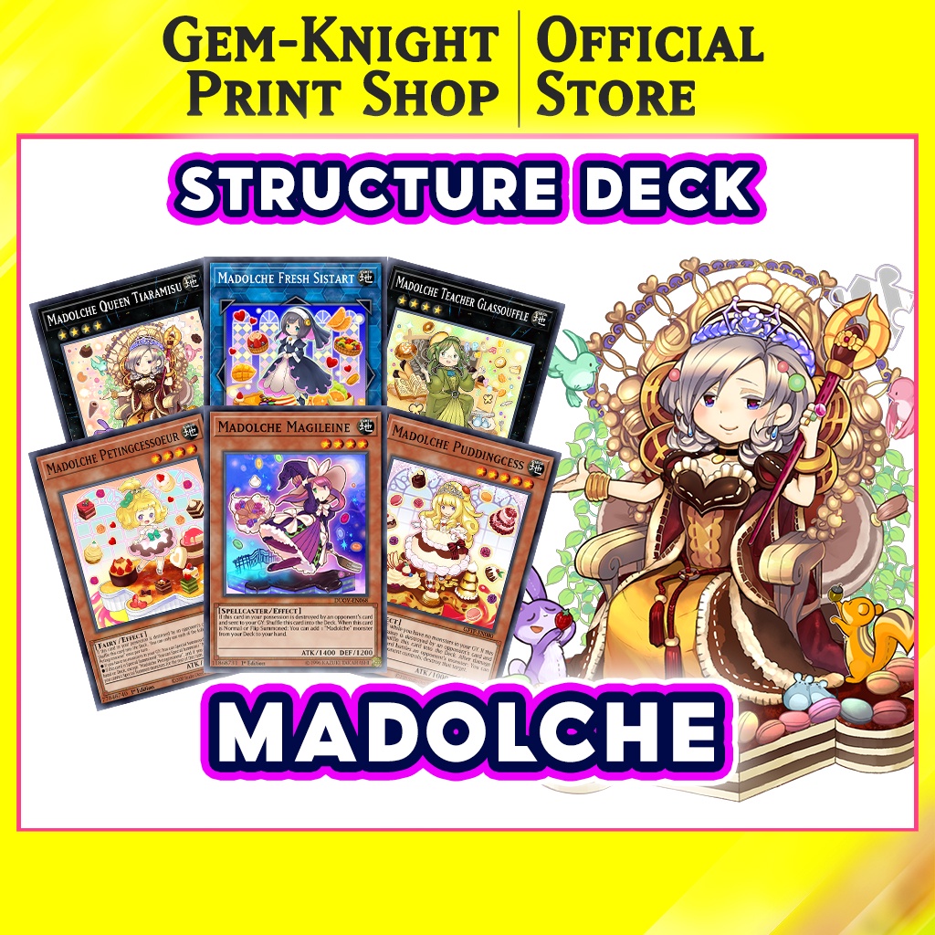 [Printed card] yugioh deck structure deck madolche Shopee Philippines