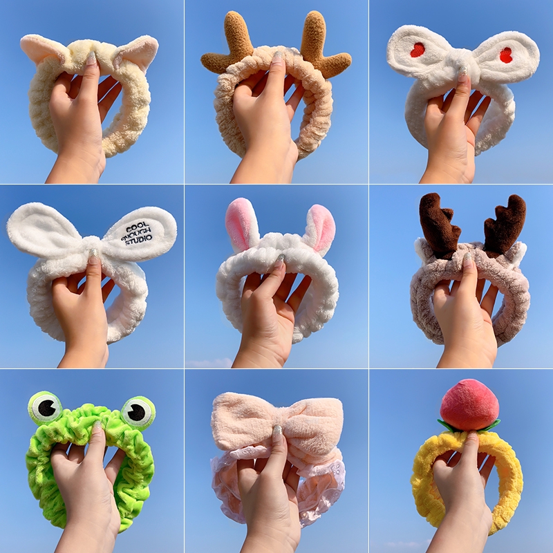 Fashion Face Wash Headband Female Simple Hair Band Cute Headband Sweet