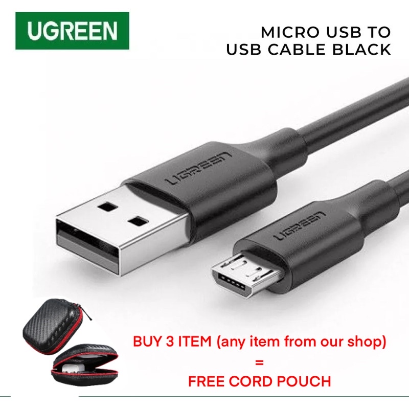 UGREEN MICRO USB CABLE 1 METER | Shopee Philippines