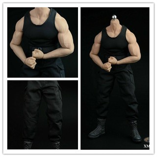 1/6 Scale Male Vest Pants Shoes Clothing Set XRF XM01C For PH M34 Muscle Body