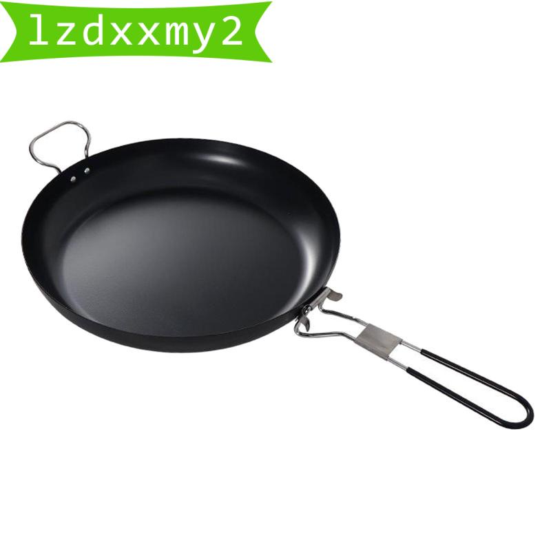 Lightweight Folding Aluminum Alloy Quick Heating Omelet Maker Fry Pan for Camping Hiking Excursion Lixada Nonstick Fry Pan with Handle 
