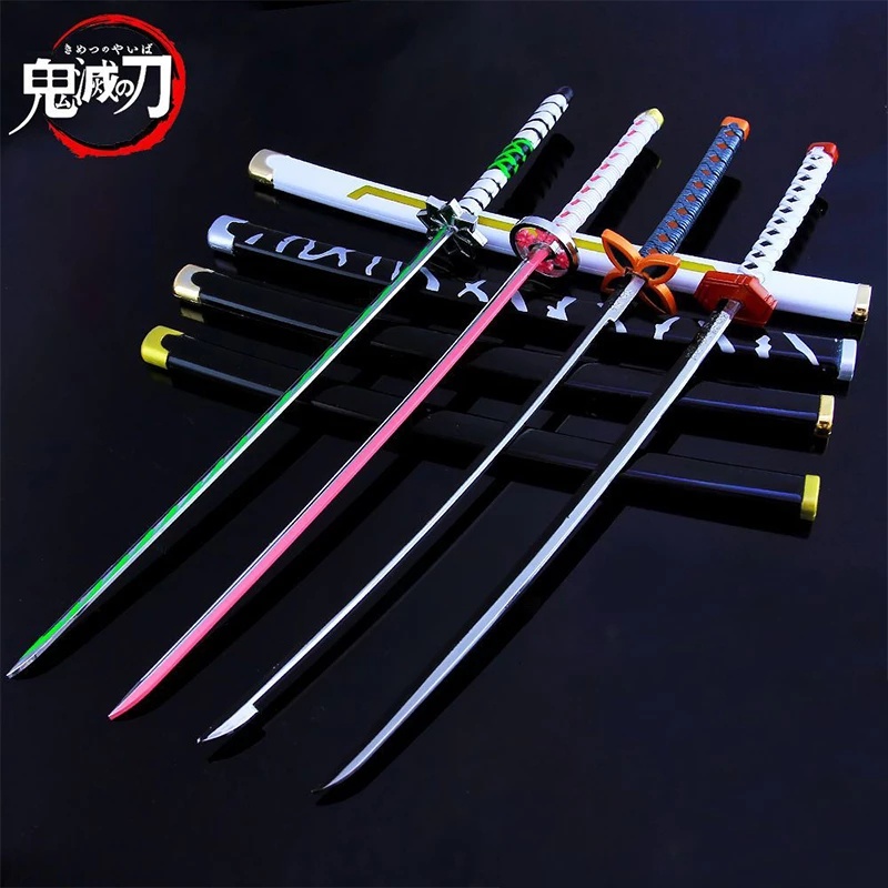 25CM Demon Slayer Sword Swords Japanese Tanjiro Nezuko Zenitsu Inosuke ...